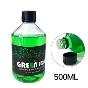 Jabón Azul para Tatuajes de 500 ml, Jabón Verde Líquido Limpiador para el Cuidado Posterior en el Estudio - Product Image 3