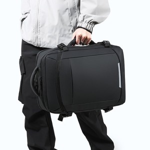 High-End Men's Large Capacity Laptop <b>Backpack</b> <b>Waterproof</b> Oxford Polyester Lining for Business Travel Commuting Portable Suitcase - Product Image 2