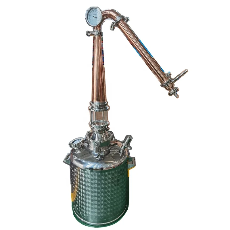 Pot en cuivre 100L Whisky Still Pot Still Distillation Gin Moonshine Alambics en cuivre à vendre