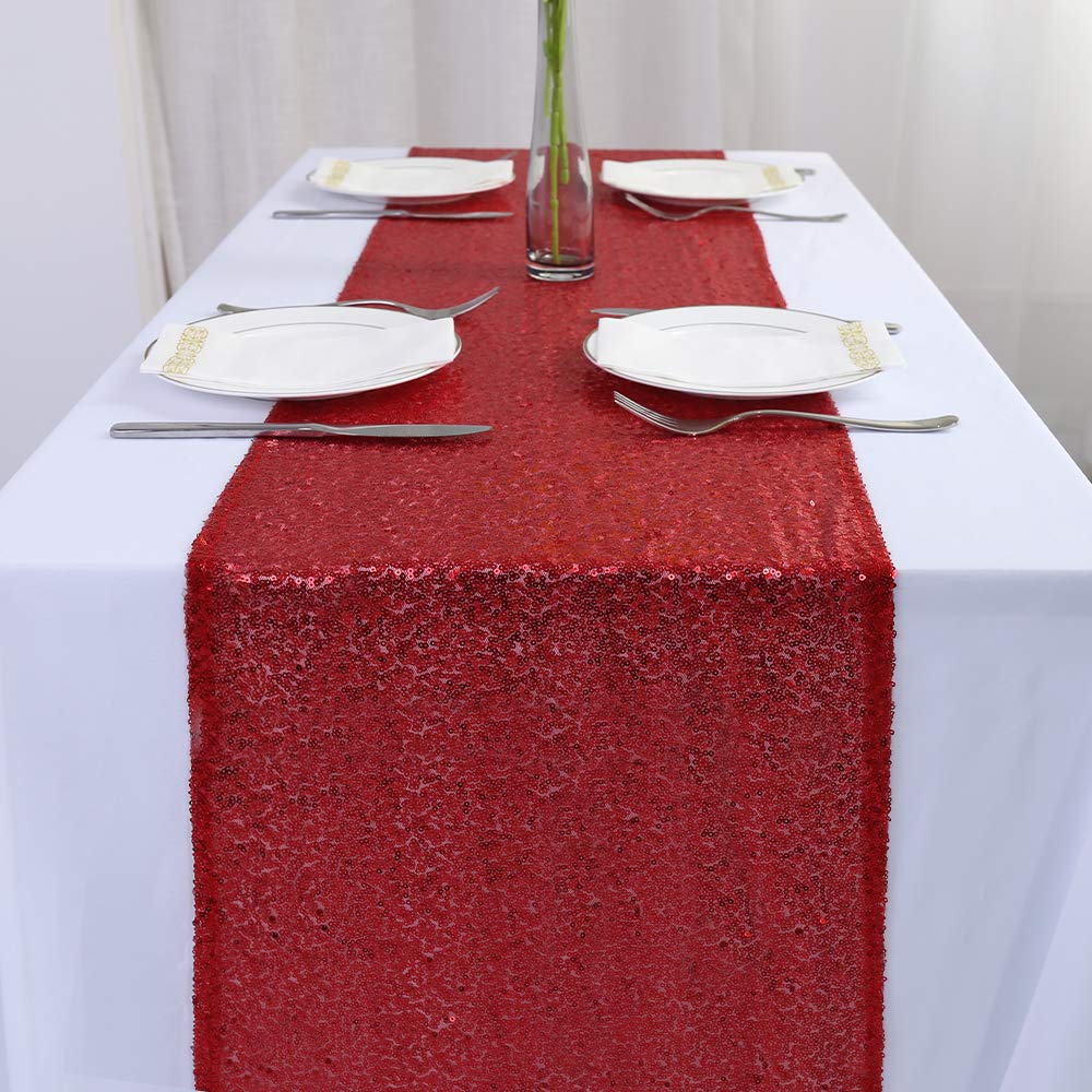 Оптовая продажа, новый дизайн, блестящий настольный бегун с блестками для свадебной вечеринки, банкета, Красного стола, украшения