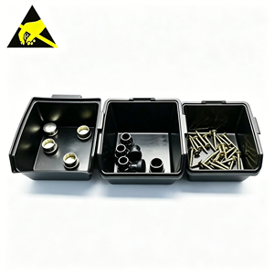 <span class=keywords><strong>Berserk</strong></span> - Bandeja Pequeña Redonda Antiestática para Componentes Conductivos, Contenedor de Memoria ESD - Product Image 2