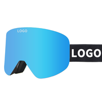 Lunettes de ski polarisées Yijia Optical en gros, lunettes de snowboard UV 400, lunettes de ski surdimensionnées, lunettes de snowboard magnétiques