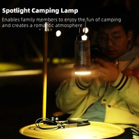 Lampe de camping LED multifonctionnelle, étanche IP67, portable, pliable, rechargeable, guirlande lumineuse pour le camping, la cour, la randonnée