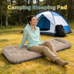 Colchoneta inflable rectangular para acampar, portátil, para 1-2 personas, colchón de aire para exteriores. - Product Image 2