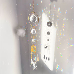 Venta al por mayor colgante Suncatcher Rainbow Maker gato encantos gato Sun Catcher vidrio Suncatcher decoración del hogar lindo colgante para Decoración - Product Image 6