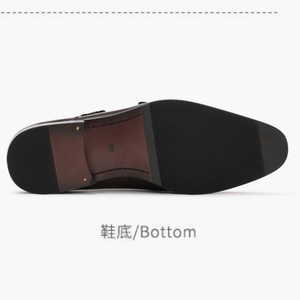 Chaussures Oxford en cuir noir pour hommes, à lacets, solides, formelles, pour affaires et mariages, en cuir de veau pleine fleur italien, semelle en caoutchouc, chaussures de luxe - Product Image 6