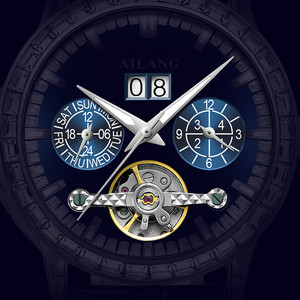 Reloj Mecánico Automático Ailang Clásico para Hombre, Diseño Hueco, Puntero Luminoso, Resistente al Agua 30M - Product Image 4