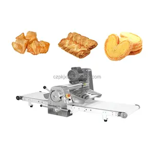 Automatic Commercial Table Top Dough Sheeter Floor Stand Dough Rolling Machine Croissant Roller