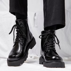 Men's Chelsea Boots Rubber Upper Waterproof Breathable Anti-Slip Fashion Trend Ankle & <b>Bootie</b> Work Boots - Product Image 1