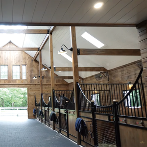 모듈 식 아연 도금 대나무 말 스톨 박스 영구 대나무 나무 말 안정 - Product Image 4