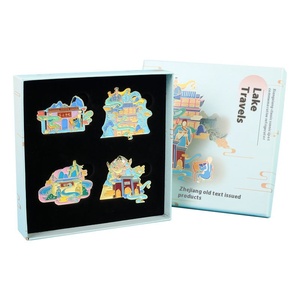 Pegatinas magnéticas <span class=keywords><strong>con</strong></span> logotipo de refrigerador de metal personalizado, <span class=keywords><strong>figuras</strong></span> de pintura para hornear y personajes de dibujos animados esmaltados, materiales magnéticos suaves y duraderos - Product Image 1