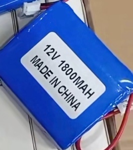 <strong>12V</strong> 1800mAh Rechargeable Lithium Polymer <strong>Battery</strong> Pack with Pcb and Connector - Product Image 1