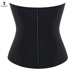 Noir femmes Ann <span class=keywords><strong>Chery</strong></span> colombie ceinture 29.5CM 25 acier os taille formateur poussant des trous d'air Latex Corselet pour la perte de poids - Product Image 4