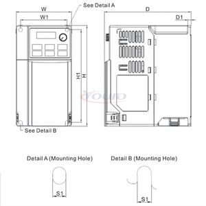 100 ชิ้น ไดรฟ์ควบคุมความถี่แปรผัน VFD5A5ME43AFNAA ME300 2.2kW 3HP 460V 3 เฟส ของแท้ใหม่ - Product Image 4