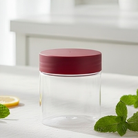 Bouteille shaker en plastique PET pour épices 150ml 200ml 330ml, sel, poivre, piment, avec couvercle à clapet doré, pour la cuisine