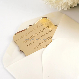 Invito acrilico per invito a nozze invito acrilico Quinceanera - Product Image 3