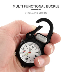 SKMEI 2232 Clip sur montre à Quartz sac à dos Fob ceinture lueur dans le noir montre de poche unisexe avec cadran blanc pour médecins infirmières - Product Image 6