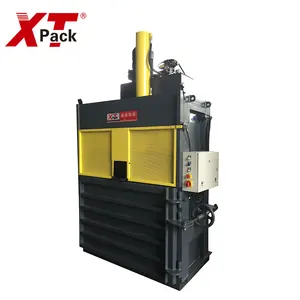 Hydraulic trash compactor vertical cardboard compressor baler machine