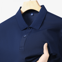 Hoogwaardig heren golf shirt op maat ontworpen logo formeel slim kortmouwig ademend gebreid geborduurd shirt