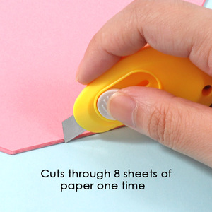 Taglierino <span class=keywords><strong>Mini</strong></span> in Plastica Colorata con Lama di Ricambio Nascosta, Colori Vivaci, Popolare per Forniture da Ufficio - Product Image 3
