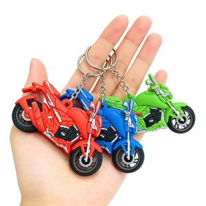 Manufacturer Custom PVC Rubber Keychains Key Ring 3d/2d Soft Rubber Silicone Pvc Keychain Custom Car Brand Soft Pvc Keychain