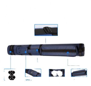 Estuche para tacos de billar personalizado de fábrica BSCI, para 4 culatas y 3 varas, con almacenamiento suave y acolchado grueso - Product Image 1