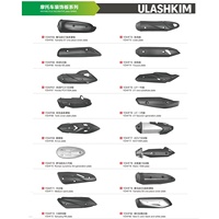 Accessoires de modification de moto, couvre-tuyau d'échappement, accessoires de modification de scooter, couvre-tuyau d'échappement, bouclier thermique