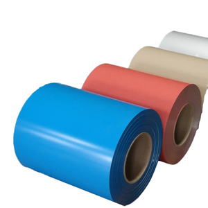 แผ่นหลังคาเหล็กเคลือบสี PPGL รุ่น Prime Roll หนา 0.3 มม. สีน้ำเงิน RAL 5017 เหล็กม้วนเคลือบสีสำเร็จรูป ความแข็งปานกลาง ชุบสังกะสี ยี่ห้อ LEEMETAL สำหรับงานเชื่อม - Product Image 1