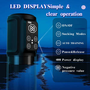 Nouvelle conception – Godet de masturbation électrique intelligent pour homme avec affichage numérique, étanche, pour l'agrandissement du pénis et entraînement par aspiration - Product Image 6