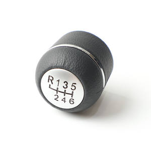 Pommeau de levier de vitesse en cuir pour Alfa Romeo 159, 6 vitesses, conception ergonomique - Product Image 2