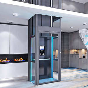 Простая в использовании домашняя дверь лифта стеклянная дверь лифта производитель индивидуальный Лифт ручной Лифт автоматическая дверь цены - Product Image 4