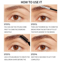 Cire à sourcils waterproof fixation forte, produits coiffants pour sourcils, cire à sourcils marque privée