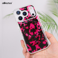 Coque arrière en tortue framboise Aikusu pour IPhone 17 Pro Max 17 Air 17 Pro 16 15 14 Pro Max Phone Case