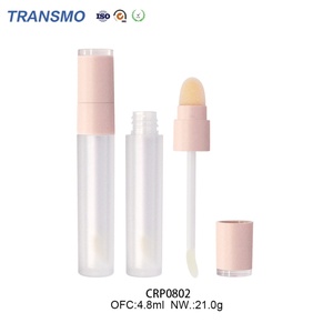 Tube de rouge à lèvres liquide vide personnalisé de 4,8 ml, contenant de gloss à lèvres en plastique recyclé pour un emballage cosmétique écologique - Product Image 3