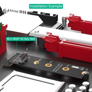 Adattatore M.2 NVMe Key M a SFF-8611/8612, Adattatore Host NVMe PCI-e 4.0 X4 a OcuLink SFF-8612 4i per SSD ed eGPU (Versione Lunga) - Product Image 5