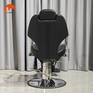 Chaise de styliste moderne noire, mobilier de salon de coiffure, professionnel, 360 °   Chaises de salon pivotantes <span class=keywords><strong>pour</strong></span> hommes, salon de coiffure - Product Image 4