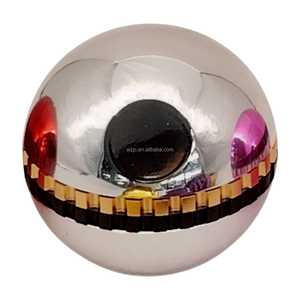 JC231006 NOUVELLE Arrivée Gyro Herb Grinder Plastique Aluminium 63MM Logo Personnalisé Sphérique Tabac Broyeur avec Dents Pointues - Product Image 3