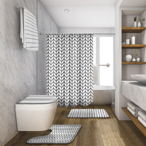 Géométrique polyester <span class=keywords><strong>Rideau</strong></span> <span class=keywords><strong>De</strong></span> <span class=keywords><strong>Douche</strong></span> Vintage Ferme Carrelage Marocain <span class=keywords><strong>Motif</strong></span> Moderne Art Maison Décor <span class=keywords><strong>De</strong></span> Salle <span class=keywords><strong>De</strong></span> Bain <span class=keywords><strong>Rideau</strong></span> - Product Image 2