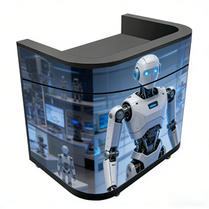 Custom LED DJ Booth P2.5 <b>Portable</b> DJ Booth Music Festivals <b>Table</b> Flexible LED Display for Indoor Outdoor Events - Product Image 6