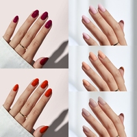 BTArtbox ongles en acrylique à appliquer sur faux ongles artificiels ongles fournisseur en gros de gels mous faits à la main courts à coller sur les ongles