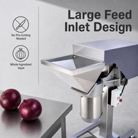 EU Food Grade 304 RVS Commerciële Groente- en Fruitpers Industriële Hoge Snelheid Puree Machine