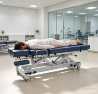 Table de massage électrique multifonction réglable avec fonction de descente et design ergonomique pour salon et usage hospitalier