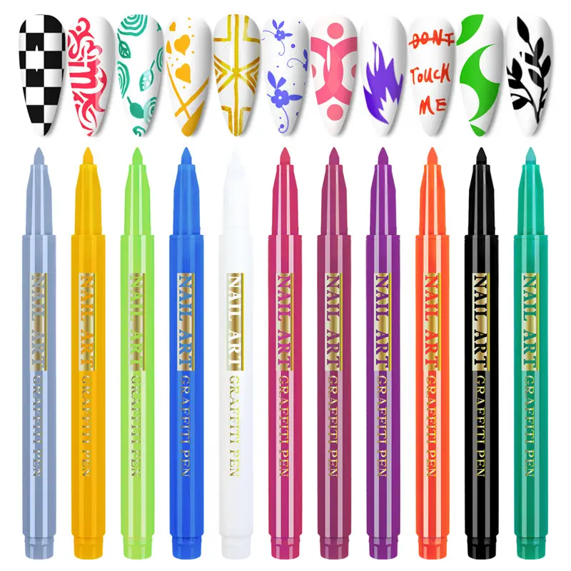 Neues Design Mode Ein-Schritt-Gel politur Stift 12 Farben Ein-Schritt-Gel politur für Nagel