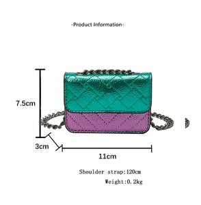Nouveau 2025 <span class=keywords><strong>Sac</strong></span> à Main Tendance de Luxe en <span class=keywords><strong>Cuir</strong></span> PU pour Rouge à Lèvres, Mini Sacs <span class=keywords><strong>Bandoulière</strong></span> Croisé pour Femmes avec Chaîne - Product Image 3