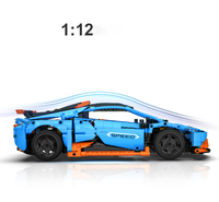 CADA Speed Cowboy Super Racing Car Model Compatible Technic MOC RC Control remoto Building Blocks Ladrillos Juguetes Regalos