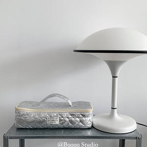 Bolsa de Gran Capacidad con Cierre, 35*11*9CM, de Nailon, para Guardar el Secador de Pelo, con Logotipo Impreso, Bolsa de Cosméticos para Mujer, para Viaje - Product Image 6