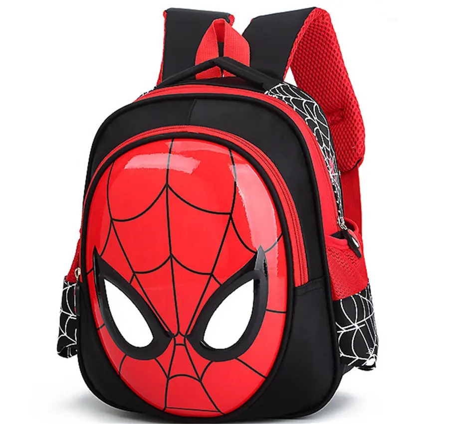 3D 3-6 Anni di Età Sacchetti di Scuola Per I Ragazzi Impermeabile Zaini Bambino Spiderman sacchetto di Libro Per Bambini del Sacchetto di Spalla Satchel zaino