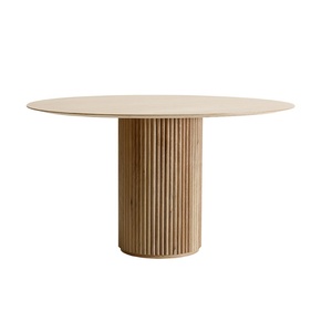 Modern Design Natural Marble Space Saving Dining Table Furniture Living Room Round Luxury 4 Seat Multiperson Table