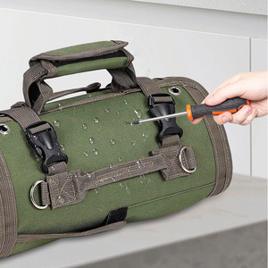 Bolsa Enrollable para Herramientas, Personalizable, Resistente, Impermeable, de Gran Capacidad, Plegable, Verde, Organizador con Ruedas para Hombres y Mujeres - Product Image 3