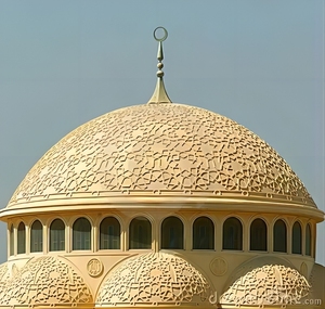 Spiration Design Church Building element <strong>Fiberglass</strong> Reinforced Concrete <strong>Mosque</strong> <strong>Domes</strong> and Temple GRC <strong>Dome</strong> - Product Image 2